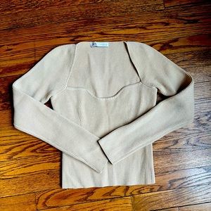 Cute zara LONG SLEEVE PRINCESS TOP size M